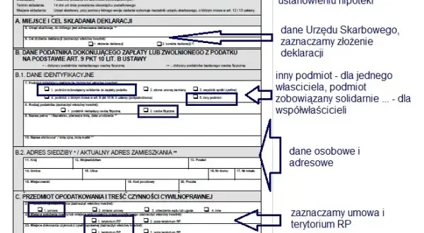 Jak wypełnić deklarację PCC 3 przy hipotece - uniknij błędów