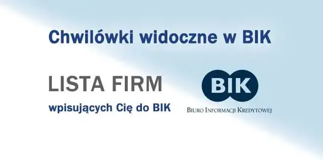 Zdjęcie Czy chwilówki wpisują do BIK? Jak to wpływa na Twoją zdolność kredytową